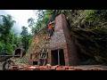 🧱 I Built a Hidden Brick Stove Deep in the Mountain Forest 🌿🔥
