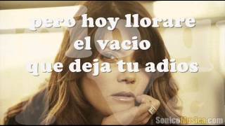 Video thumbnail of "kanny garcía con esta soledad letra (lyrics)"
