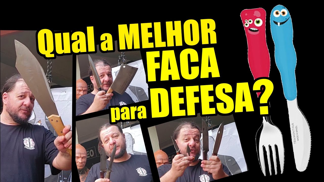 Facas! Cada tipo, uma 