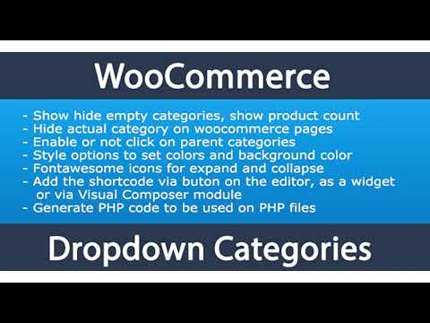 Woocommerce categories dropdown | Codecanyon Scripts and Snippets