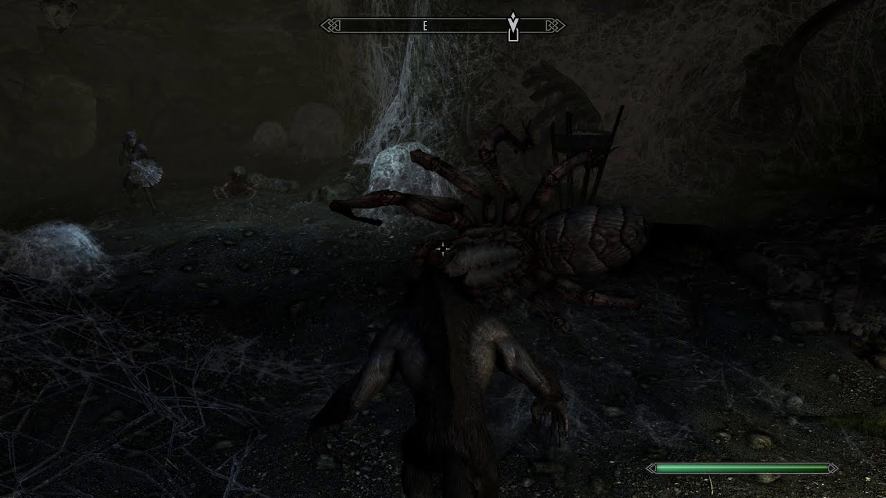 Skyrim - Overturned spider 