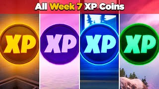 All XP Coins Location Guide WEEK 7 (Fortnite Chapter 2 Season 5)