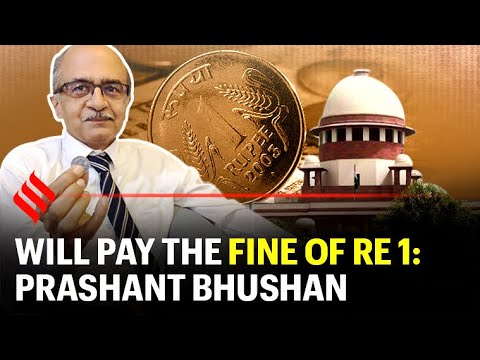 Prashant Bhushan fined Re 1 in contempt case
