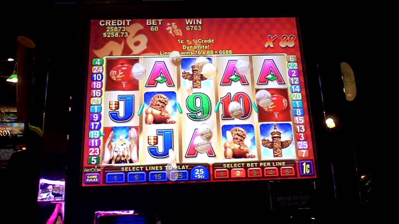 Lucky 88 Slot Machine Bonus - YouTube