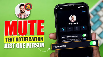 How to Silence Text Notifications for One Person on iPhone | Mute One Person on iMessage
