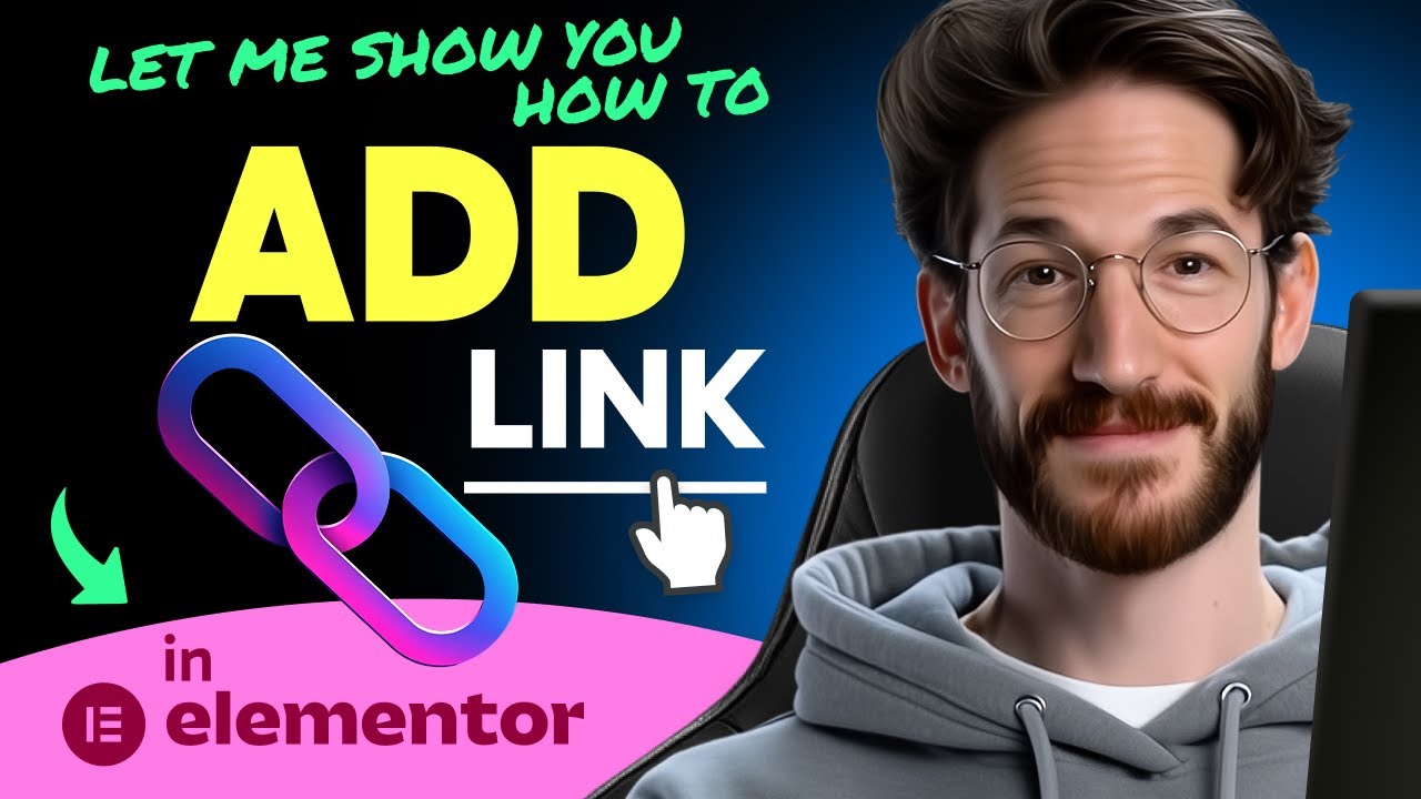 How to ADD a LINK in Elementor (Step by Step) - YouTube