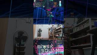 Tebas Rintangan &amp; Robot, Hindari Laser! Brisk Square VR Meta Quest 3