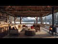 ☕ Slow Snow & Smooth Jazz Music for Deep Work, Study & Focus Ambient &
