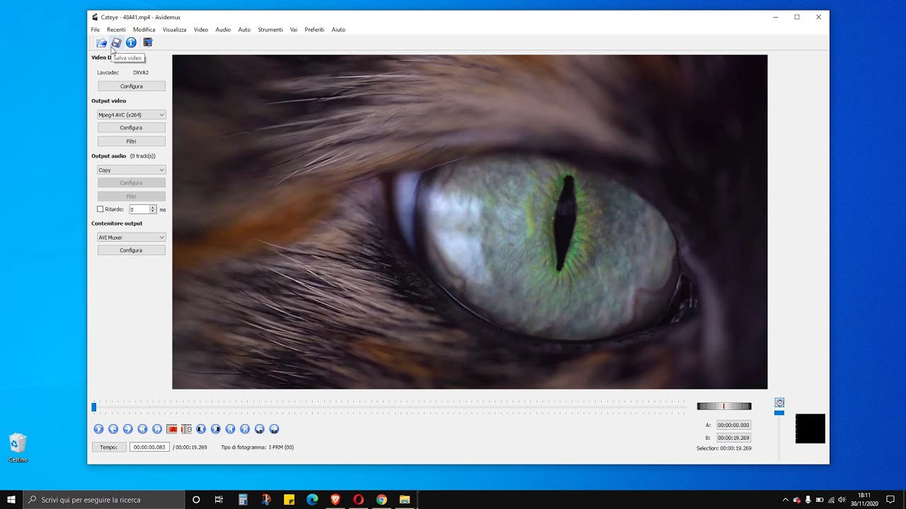 Video Guide - Free Video Editing and Montage with Avidemux, Download, Install and Run, Interface