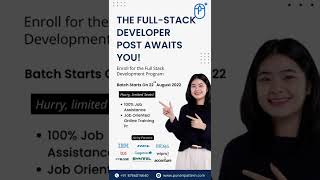 Join Our Full-Stack Development Batch from 22nd August