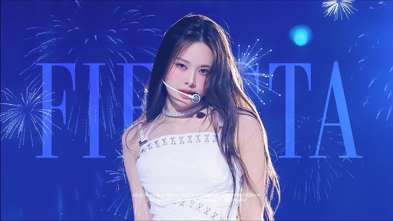 [4K] 250803 2025 KCON LA MCOUNTDOWN- 'FIESTA' izna JEEMIN 이즈나 방지민 직캠 fancam