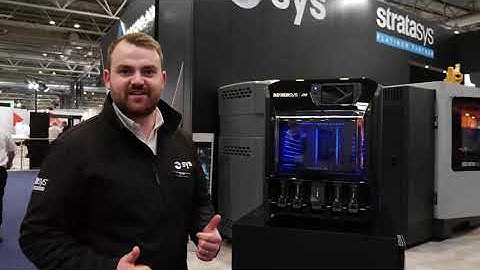 Take a look around our stand at #MACH2022! 🤩 Stratasys 3D printing at MACH Exhibition 2022