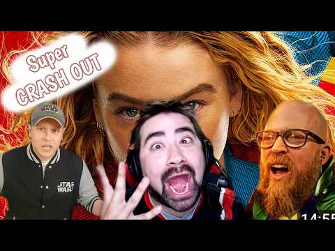 Super CRASH OUT - Angry Joe Attacks Nerdrotic, Geeks & Gamers & Disparu to GLAZE Supergirl!