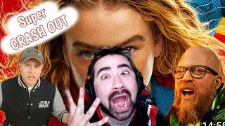 Super CRASH OUT - Angry Joe Attacks Nerdrotic, Geeks & Gamers & Disparu to GLAZE Supergirl!