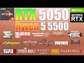 Ryzen 5 5500 + RTX 5050 : One of the Best Budget PC Build? 15 Games Tested