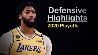 Anthony Davis Defensive Highlights | 2020 Playoffs