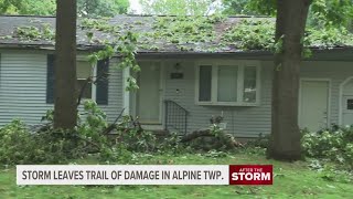 Continuing coverage of the aftermath of severe storms impacting West Michigan