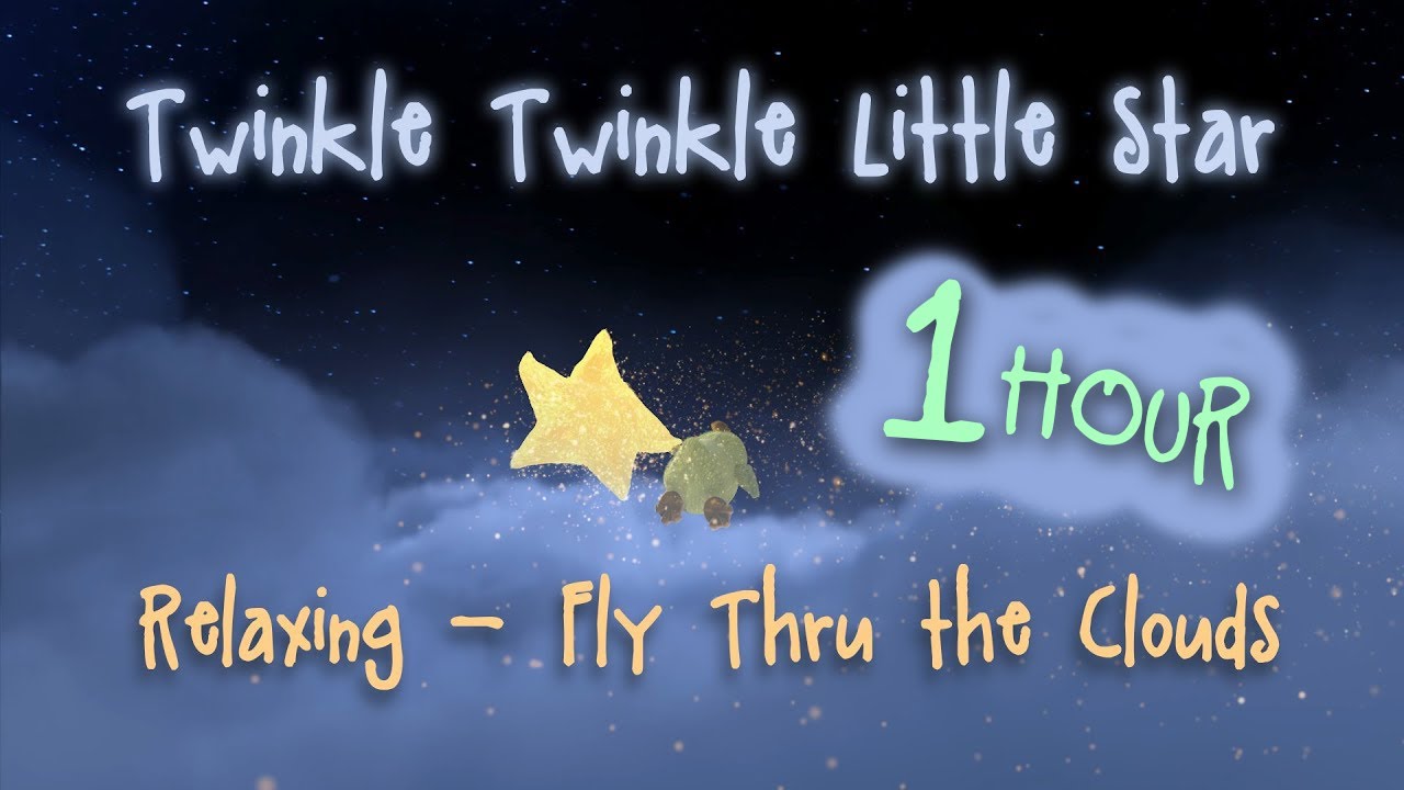 Zenimation - Twinkle Twinkle Little Star - Relaxing Fly - 1hr FHD
