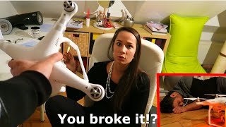 NOOOOOO, I BROKE IT, HONEY!!! :(((