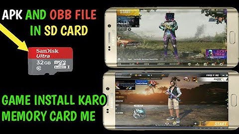Move Pubg Apk And Obb file In Sd Card | How To Install Pubg Mobile Apk and Obb In Sd card(Memory)