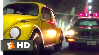 Bumblebee (2018) - High-Speed Police Chase Scene (5/10) | Movieclips