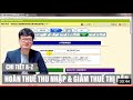 HOÀN THUẾ THU NHẬP & GIẢM THUẾ THI DÂN -確定申告 - TỰ LÀM A-Z