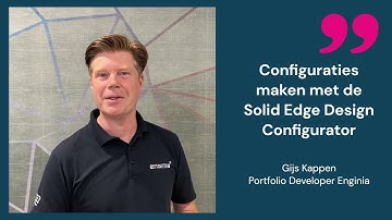 Configureren met Solid Edge design configurator