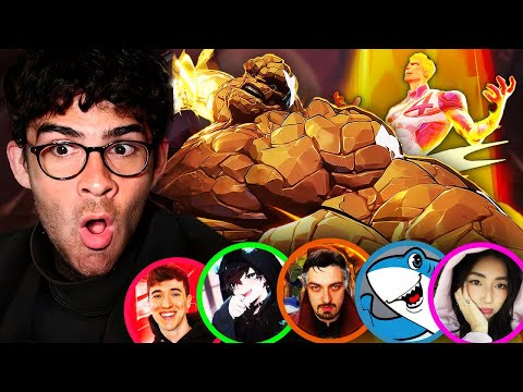 Thumbnail for Trying the New MARVEL RIVALS 1.5 UPDATES ft. Ellum, Sykkuno, xChocobars, Foolish, & Bogur!