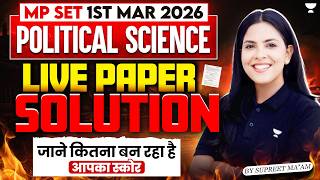 MP SET Exam Analysis | MP SET Political Science Paper Solution 2026 | MP SET 2026 Paper Analysis
