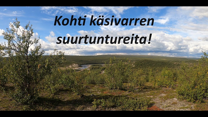 Kohti käsivarren suurtuntureita! 444-vaelluksella. Vuoden 2023 vaellus. Osa 4.