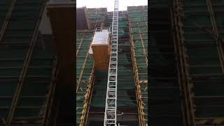 Celebrity Rack and pinion construction elevator at building site, Xiamen Comwinning Net Worth