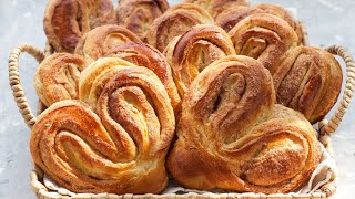 Плюшки с сахаром на закваске/Sourdough Sweet Buns