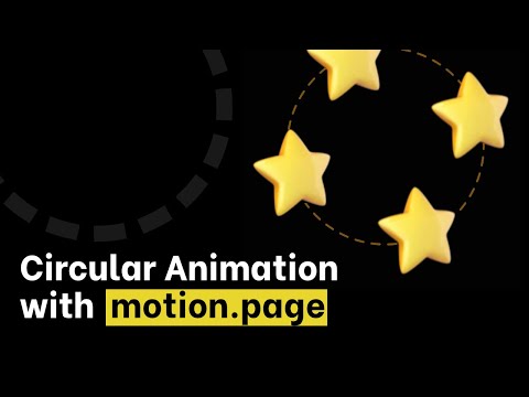 Circular Animation with Motion.Page