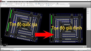 Chuyển tọa độ quốc gia về tọa độ công trình (Giả định)