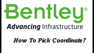 How To Pick Coordinate & How to Move Object At Specify Coordinate In Microstation