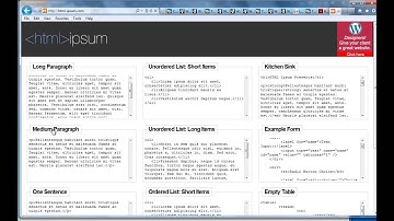 Code a 1-Column Layout - Part 2 - Add Some Lorem Ipsum