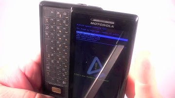 Motorola Droid Hard Reset