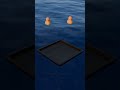 Soft Body Duck Loop #3d #animation #blender #physics #satisfying #water #shorts