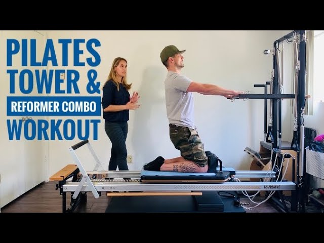 35 min] Pilates Reformer Tower Workout/Box/Push through bar/Full