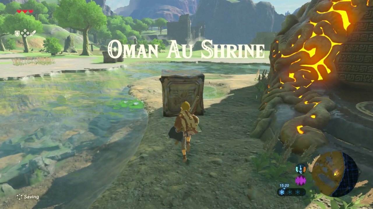 Oman Au Shrine walkthrough BOTW The Legend Of Zelda Breath Of The