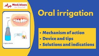 Oral irrigation - The Game-Changing Oral Care Technique I Periodontology I Mediklaas