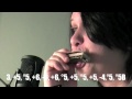 How to Play "Yesterday" by the Beatles in crossharp, close up embouchure