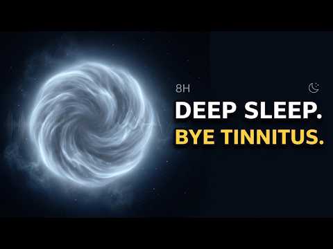 Grey Noise for Sensitive Sleepers | 8 Hour Black Screen | Say Goodbye to Tinnitus