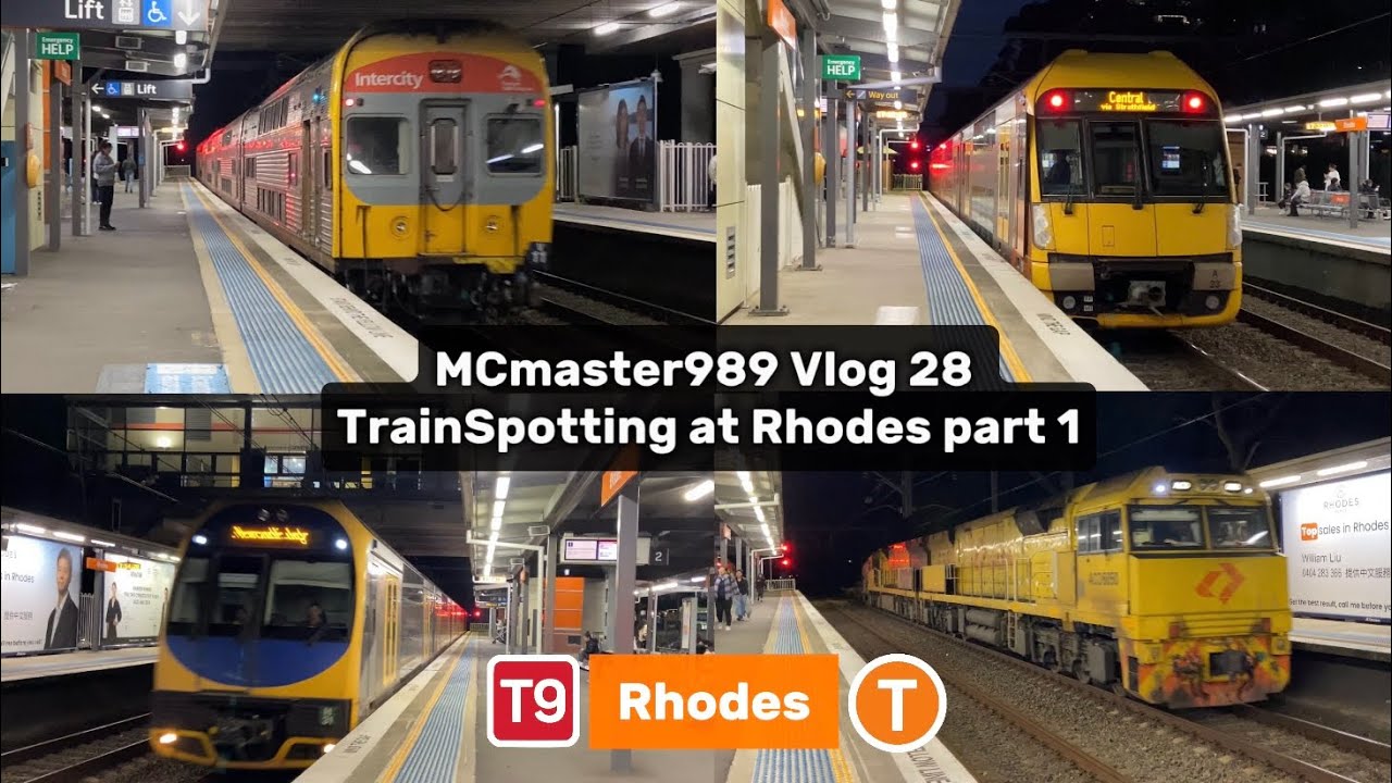 MCmaster989 Vlog 28 TrainSpotting at Rhodes part 1 | Featuring: CCN ...