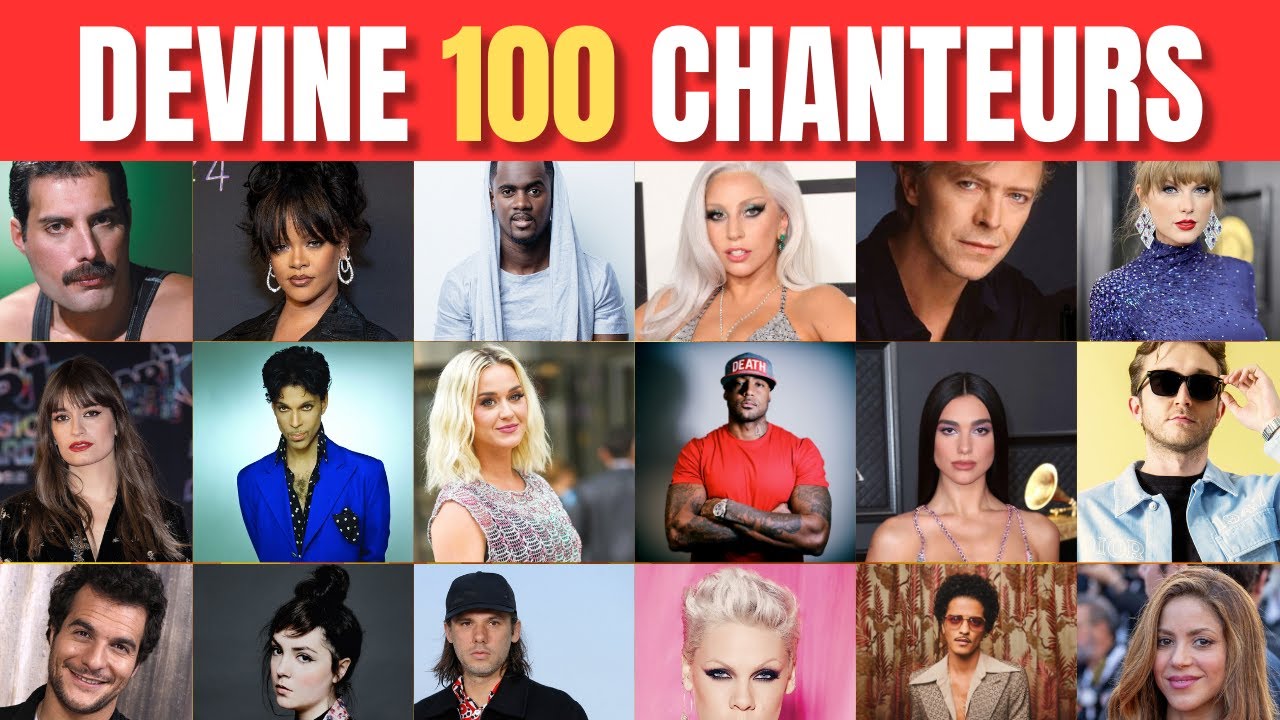 Devine 100 Chanteurs en 3 Secondes ! 🎤🌟