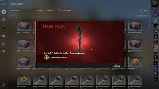 First Ever Knife Unboxed, Butterfly Emerald (VOLUME WARNING)