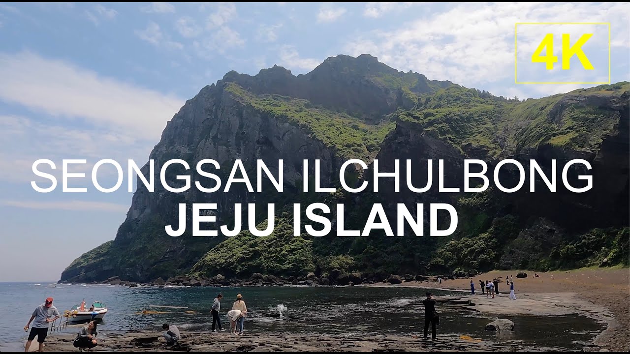 JEJU ISLAND | SEONGSAN ILCHULBONG, Korean UNESCO World Natural Heritage Site | 4K Walk
