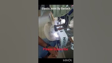 How To Elastic Joint By Bartack Machine#shorts