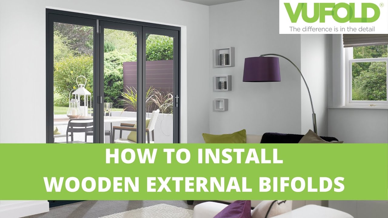 How to Install a Wooden External bifold door Vufold YouTube