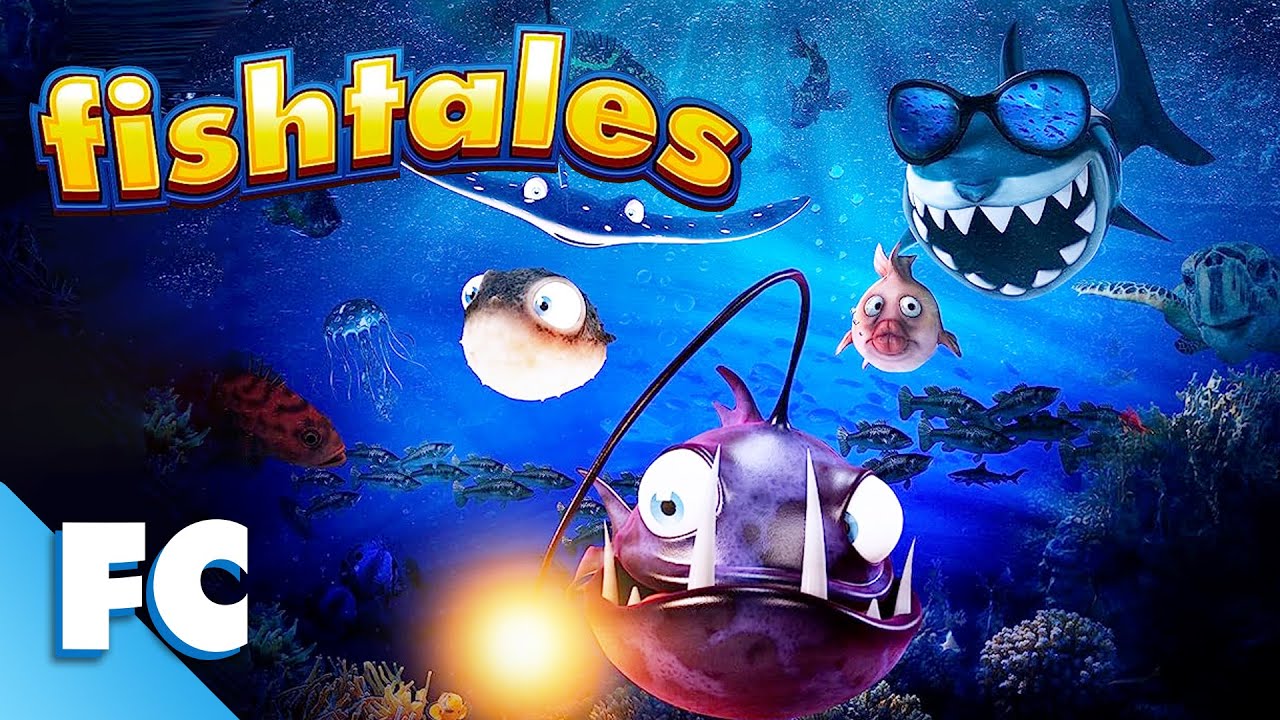 Fishtales, Full Underwater Sea-life Animated Cartoon Movie, April Rose,  Evan Tramel